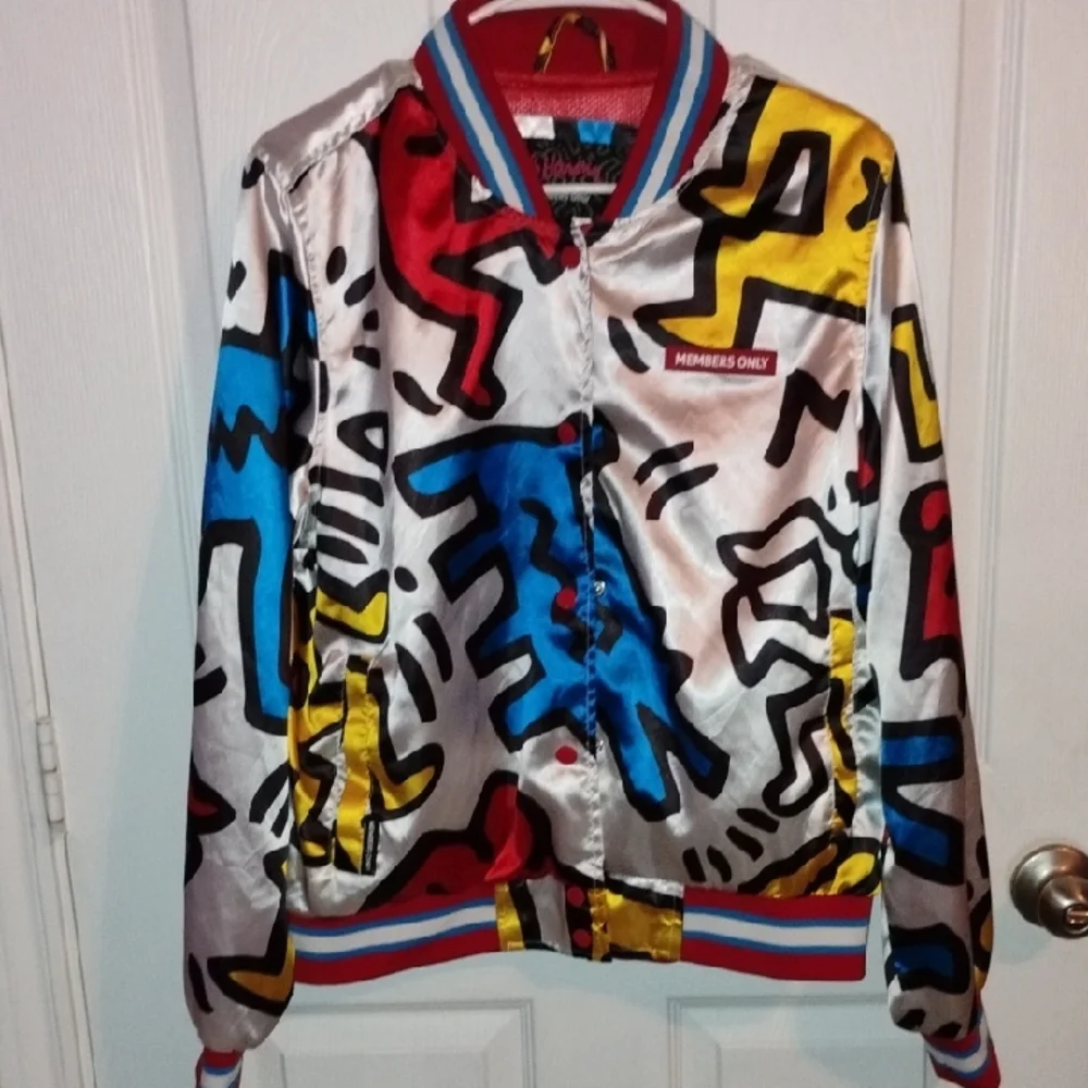 Keith Haring Graphic Jacket by Members Only - Picture 1 of 6